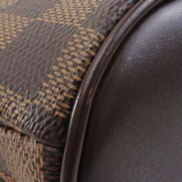 Auth LOUIS VUITTON Damier Sarria Mini Handbag Brown - Picture 8 of 13